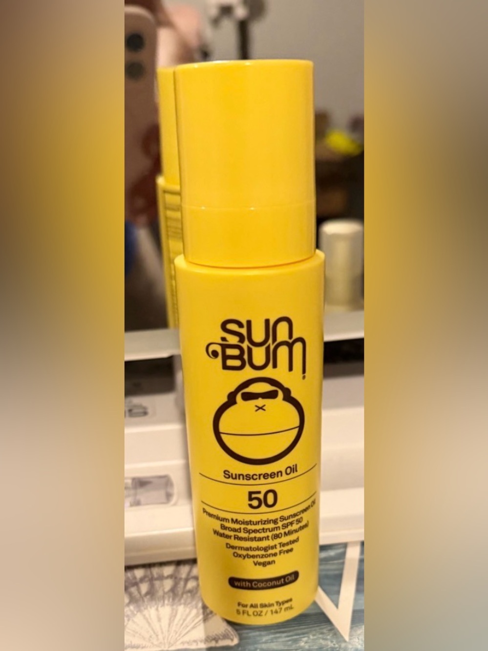 Sun Bum SPF 50 Sunscreen Oil — with coconut oil